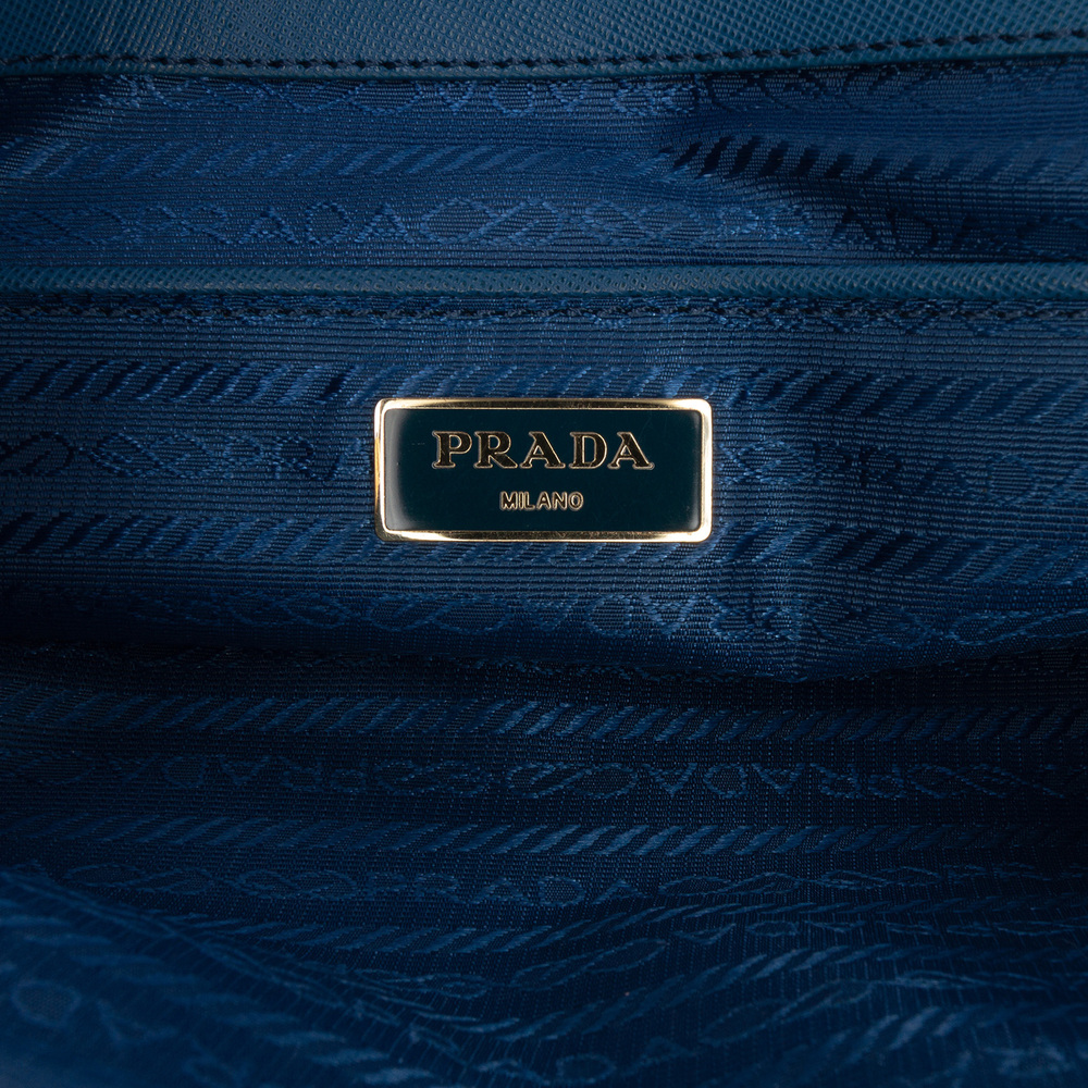 Pre-Loved Prada Large Saffiano Lux Promenade Satchel - Picture 5 of 12